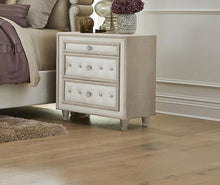 Load image into Gallery viewer, Antonella - Upholstered 3-Drawer Nightstand