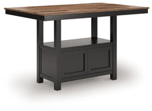 Load image into Gallery viewer, Wildenauer - Brown / Black - Rectangular Dining Room Counter Table