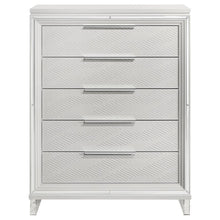 Load image into Gallery viewer, Marmore - 5-Drawer Bedroom Chest Of Drawers - White