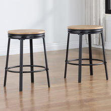 Load image into Gallery viewer, Magnolia - Counter Stool (Set of 2) - Light Brown