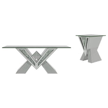 Load image into Gallery viewer, Taffeta - Mirrored Coffee Table Set