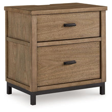 Load image into Gallery viewer, Tomtyn - Light Brown - Two Drawer Night Stand