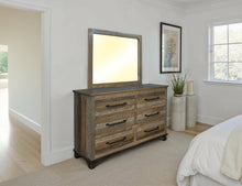 Load image into Gallery viewer, Loft Brown - 6 Drawer Dresser - Two Tone Gray / Brown