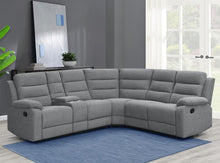 Load image into Gallery viewer, David - Upholstered Reclining Sectional Sofa - Smoke