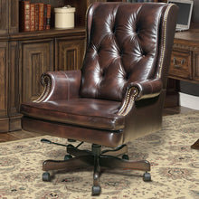 Load image into Gallery viewer, Dc#112 - Ha - Desk Chair - Havana w/ Brown Base