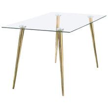 Load image into Gallery viewer, Gilman - Rectangular 64-inch Glass Top Dining Table