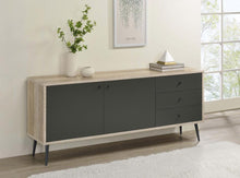 Load image into Gallery viewer, Maeve - 2 Door Engineered Wood Cabinet - Antique Pine And Gray
