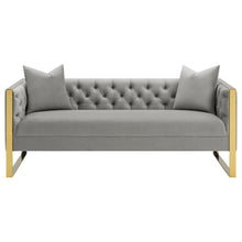 Load image into Gallery viewer, Eastbrook - Velvet Upholstered Tufted Sofa Set