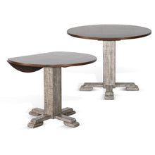 Load image into Gallery viewer, Homestead Hills - Drop Leaf Table - Tobacco Leaf / Alpine Grey