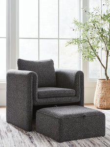 Vreni - Charcoal / Black - Accent Chair