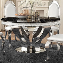 Load image into Gallery viewer, Anchorage - Round Glass Top Dining Table - Chrome