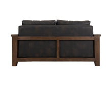 Load image into Gallery viewer, Walnut - Loveseat - Licorice Black