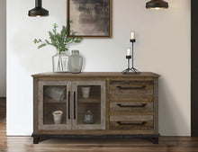 Load image into Gallery viewer, Loft Brown - 60” Buffet With 3 Drawer / 2 Doors - Two Tone Gray / Brown