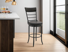 Load image into Gallery viewer, Blackburn - 30&quot; Upholstered Barstool - Licorice
