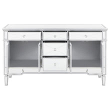 Load image into Gallery viewer, Duchess - 5-Drawer Mirrored Storage Accent Cabinet - Silver