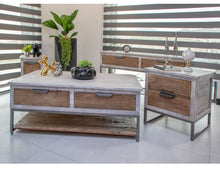 Load image into Gallery viewer, Mita - Cocktail Table - Honey Brown / Light Gray