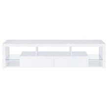 Load image into Gallery viewer, Jude - 2-Drawer Engineered Wood TV Stand - High Gloss White