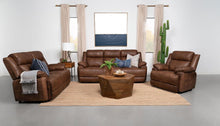 Load image into Gallery viewer, Ellington - Upholstered Padded Arm Sofa - Dark Brown