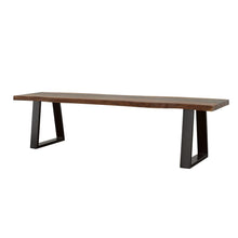 Load image into Gallery viewer, Ditman - Live Edge Wood Dining Bench - Gray Sheesham