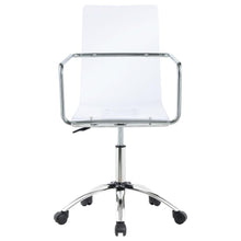 Load image into Gallery viewer, Amaturo - Acrylic Adjustable Home Office Desk Chair - Clear