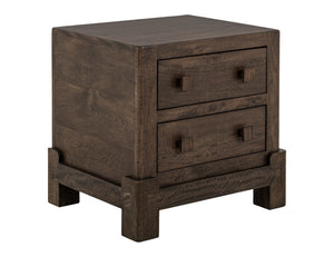 Dark Atenas - 2-Drawer Nightstand - Brown