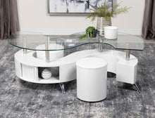 Load image into Gallery viewer, Buckley - 3 Piece Coffee Table And Stools Set