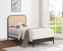 Load image into Gallery viewer, Amherst - Radio Weave Rattan Metal Bed