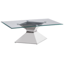 Load image into Gallery viewer, Jenny - Glass Top Stainless Steel Coffee Table - Chrome