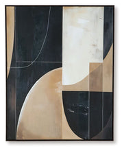 Load image into Gallery viewer, Ewanford - Black / Brown / Tan - Wall Art
