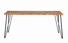 Load image into Gallery viewer, Sherman - Live Edge Dining Table - Natural Acacia