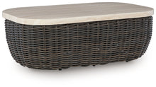 Load image into Gallery viewer, Kimora - Beige / Dark Brown - Rectangular Cocktail Table