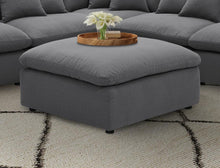 Load image into Gallery viewer, Hobson - Square Upholstered Ottoman - Charcoal
