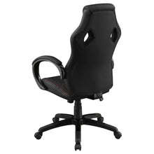 Load image into Gallery viewer, Carlos - Upholstered Adjustable Home Office Desk Chair - Black