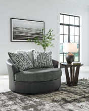 Load image into Gallery viewer, Brixley Pier - Graphite - Oversized Swivel Accent Chair