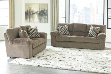 Pindall - Slate - 2 Pc. - Sofa, Loveseat