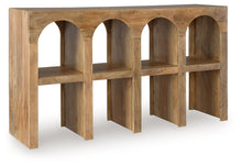 Load image into Gallery viewer, Luzmanacy - Natural Brown - Console Sofa Table