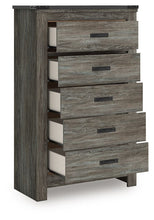 Load image into Gallery viewer, Frandern - Gray - Five Drawer Chest