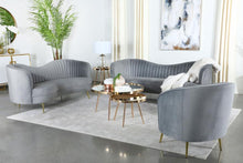 Load image into Gallery viewer, Sophia - Upholstered Channel Tufted Sofa Set