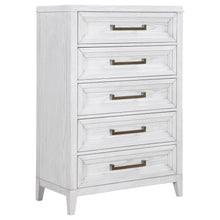 Load image into Gallery viewer, Marielle - 5-Drawer Bedroom Chest - Distressed White