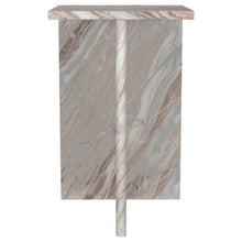 Load image into Gallery viewer, Bowdoin - Genuine Marble Accent Side Table - Gray