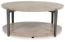 Load image into Gallery viewer, Dyonton - Light Grayish Brown - Round Cocktail Table