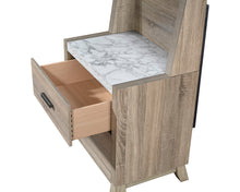 Load image into Gallery viewer, Tilston - Nightstand With Wall Panel - Natural