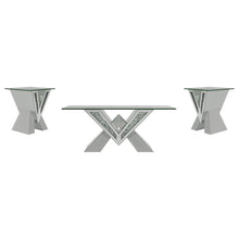 Load image into Gallery viewer, Taffeta - Mirrored Coffee Table Set