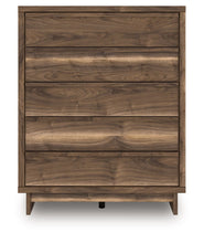 Load image into Gallery viewer, Chirason - Brown - Five Drawer Wide Chest