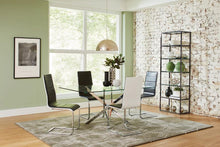 Load image into Gallery viewer, Carmelo - 5 Piece Rectangular Glass Top Dining Set - Chrome