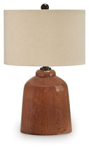 Load image into Gallery viewer, Aaleahya - Rust - Glass Table Lamp