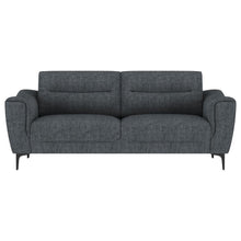 Load image into Gallery viewer, Nolan - Upholstered Sloped Track Arm Sofa - Charcoal