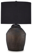 Load image into Gallery viewer, Naareman - Metallic Black - Terracotta Table Lamp