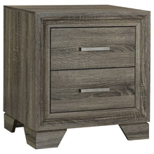 Load image into Gallery viewer, Wright - 2-Drawer Nightstand Bedside Table - Brown Oak