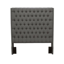 Load image into Gallery viewer, Camille - Upholstered Queen Panel Headboard - Gray